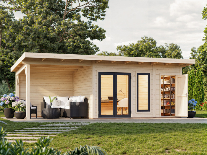 Palmako hytte Aurelia 2 761 x 404 cm